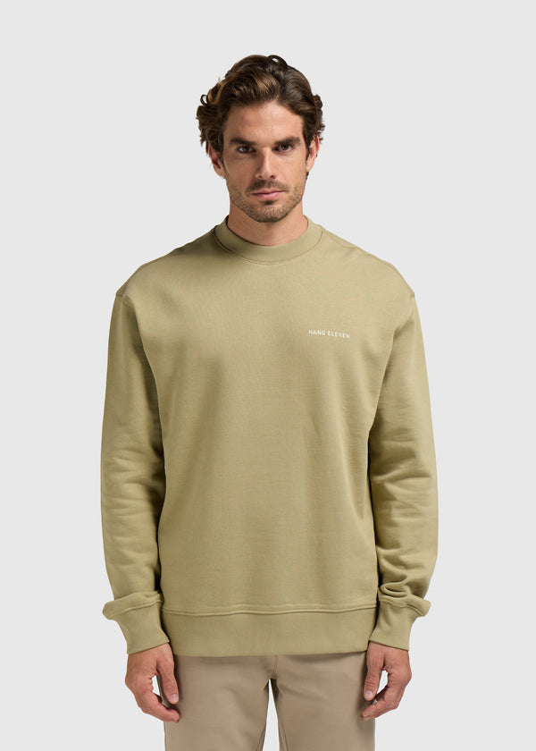 Brand Crewneck - Slate Green
