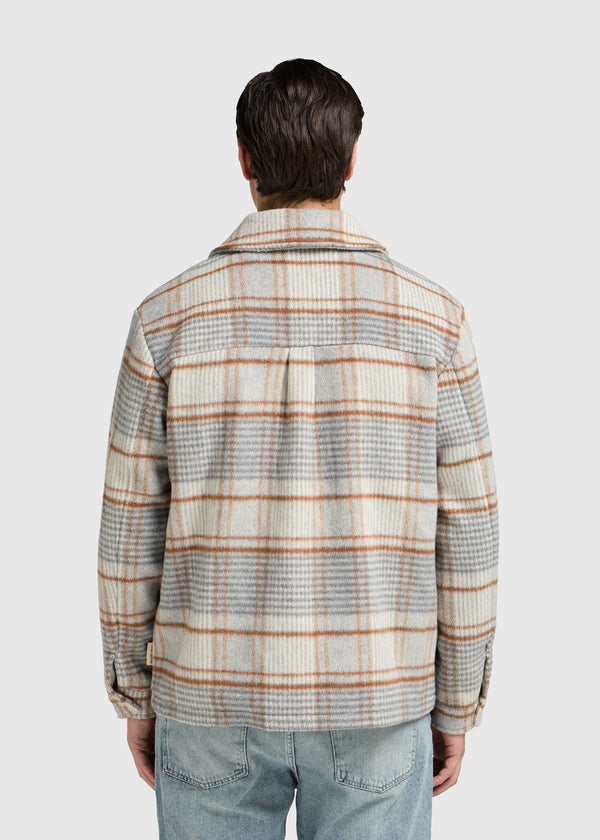 Hairy Check Jacket - Grey