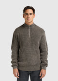 Lightweight Half Zip Knit - Acid Wash