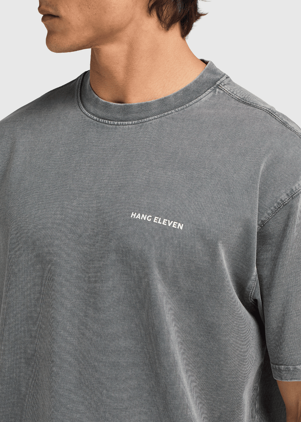Washed Essential Tee - Anthracite