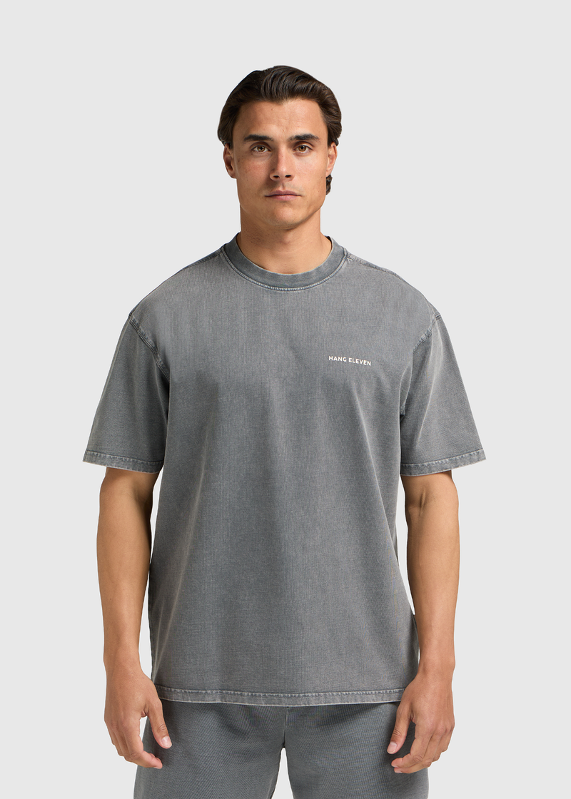 Washed Essential Tee - Anthracite