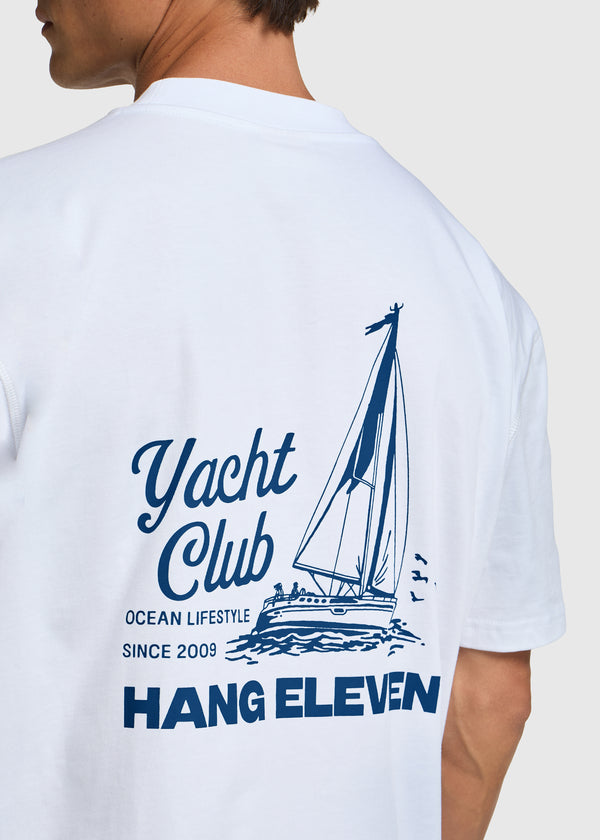 Yacht Club Tee - White