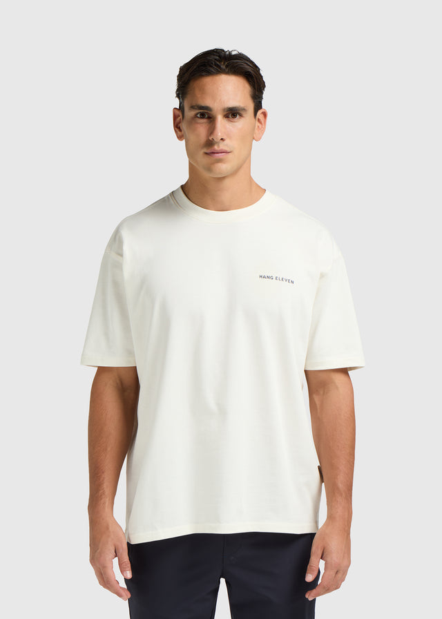 Radio-T-Shirt – gebrochenes Weiß