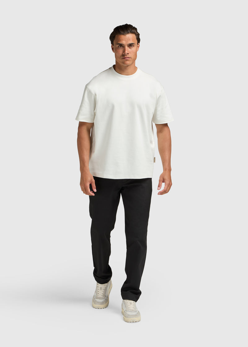 The Check Trouser - Off Black