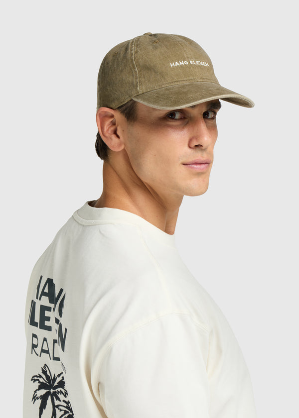 Washed Cap - Olive Green