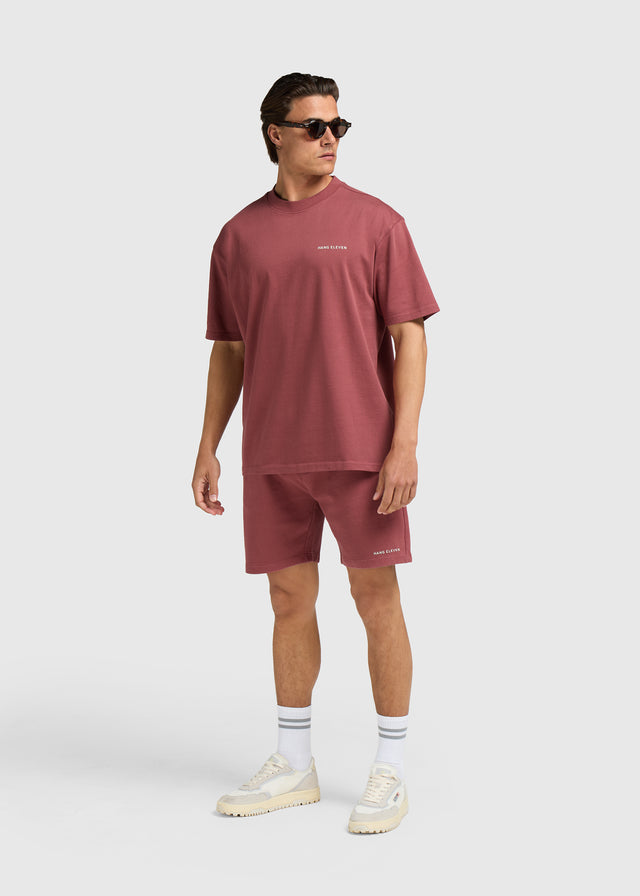 T-shirt essentiel - Rouge profond