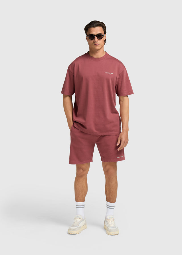 Essential Sweatshorts - Tiefrot