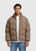 Ribstop Puffer Jacket - Dark Sand