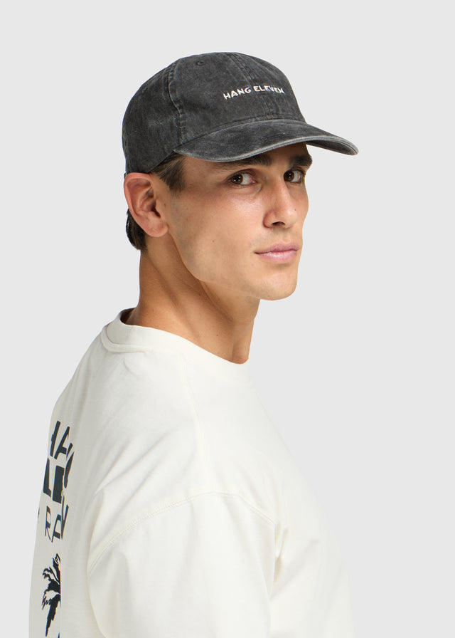 Casquette lavée - Anthracite