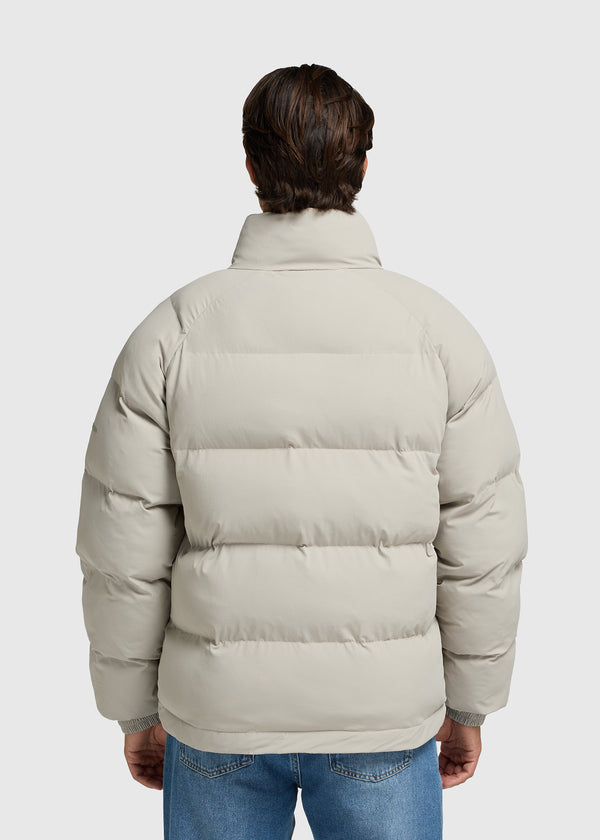 Ribstop Puffer Jacket - Grey