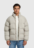 Ribstop Puffer Jacket - Grey