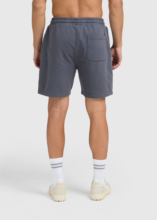Short de survêtement Washed Essential - Bleu Ardoise
