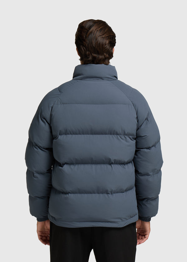 Ribstop Puffer Jacket - Ombre Blue