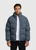 Ribstop Puffer Jacket - Ombre Blue