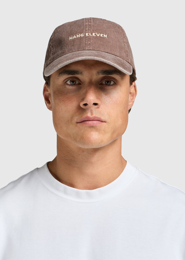 Casquette lavée - Marron