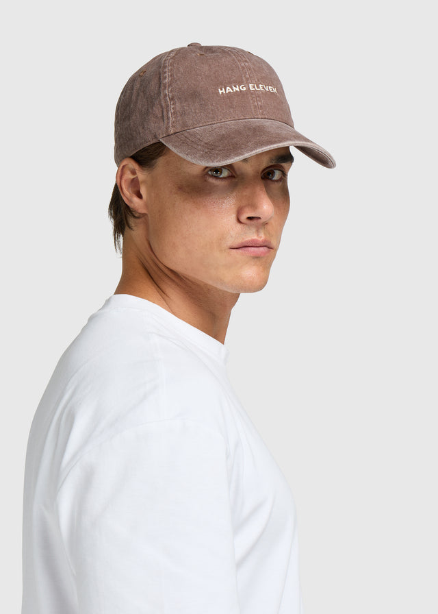 Casquette lavée - Marron