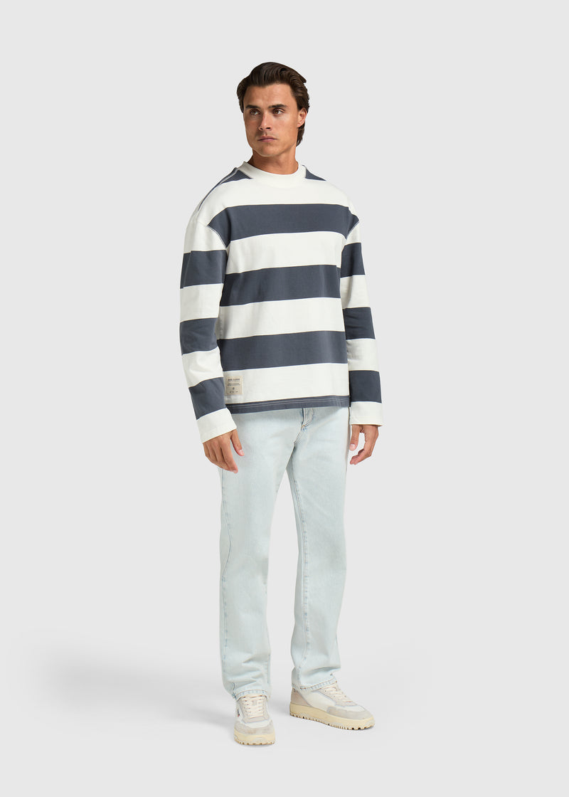 Big Stripe Longsleeve - Ombre Blue