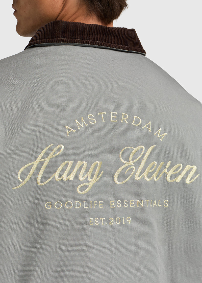 Premium Arbeiterjacke - Gewaschenes Grau
