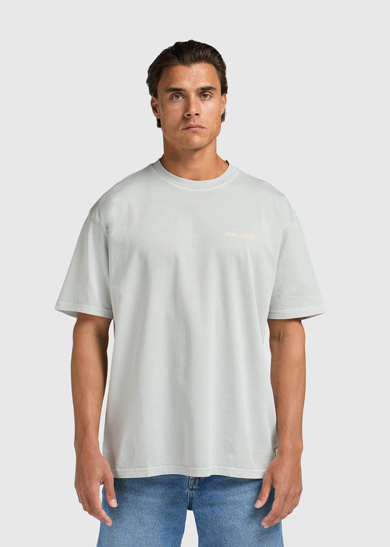 Washed Sunburn tee - Light Blue