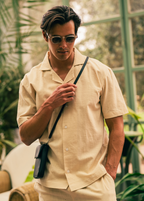 Uni Slub Shirt - Sand