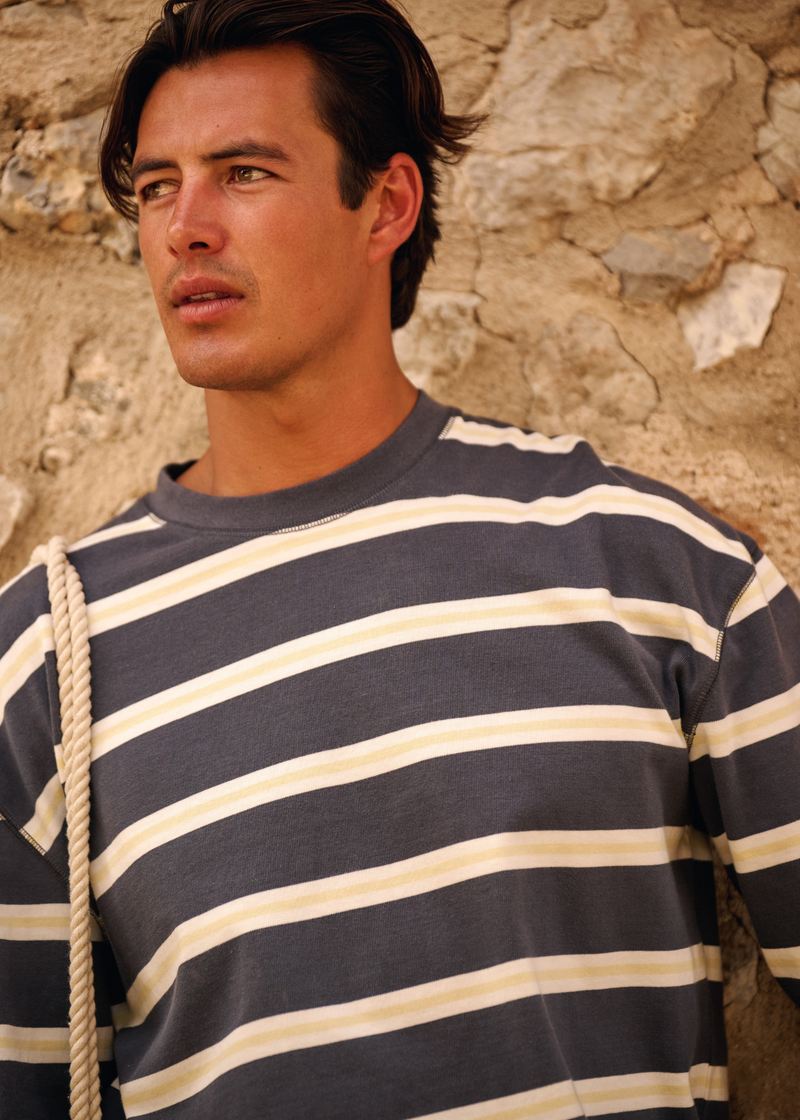 Stripe Longsleeve - Ombre Blue