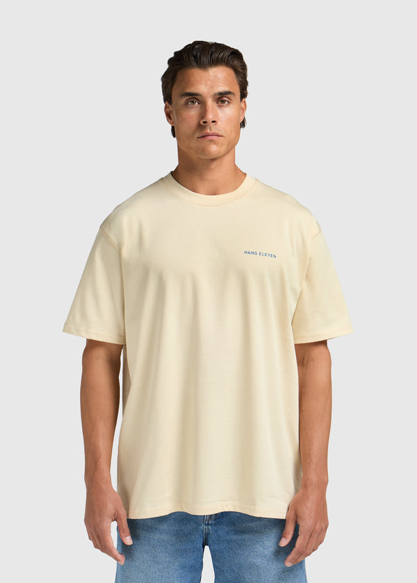 Zigzag Tee - White Sand