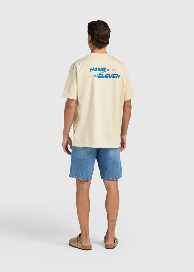 T-shirt en zigzag - Sable blanc