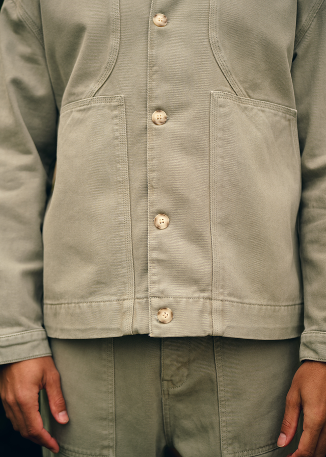 Worker Overshirt – Schiefergrün