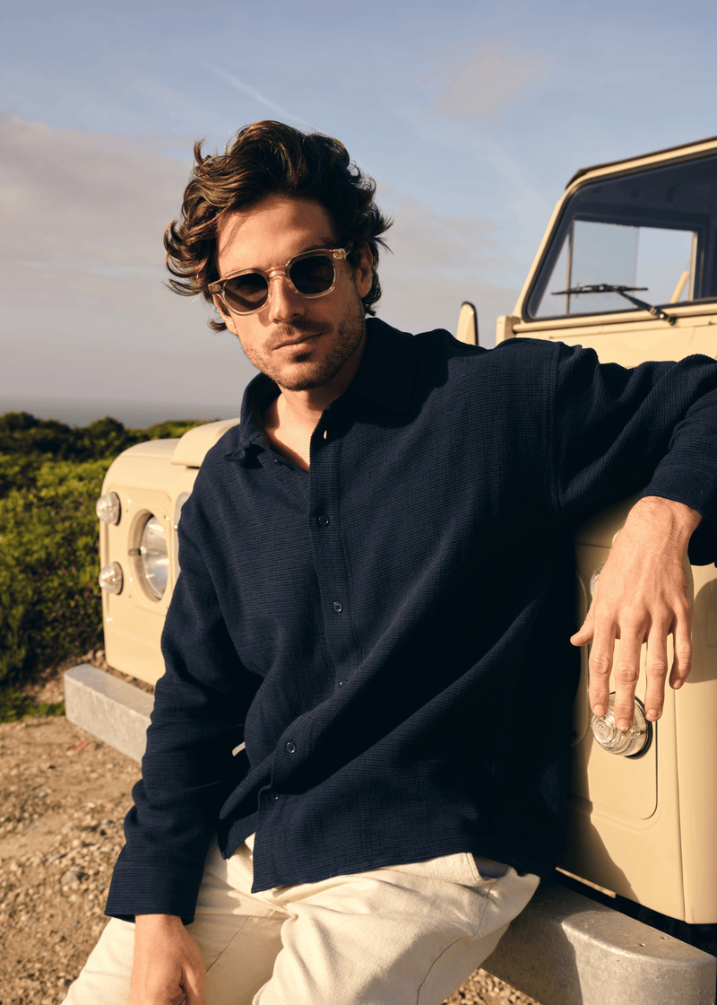 Sam Shirt - Navy Blue