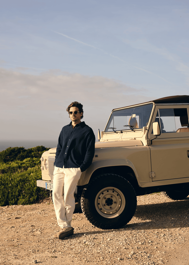 Sam Shirt - Navy Blue