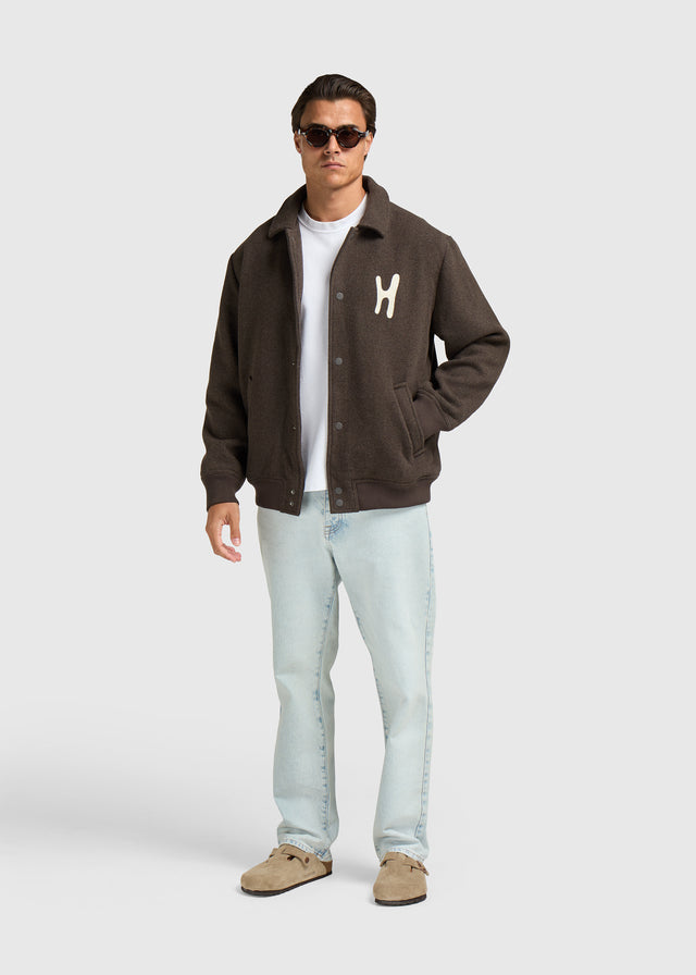 Collegejacke - Braun