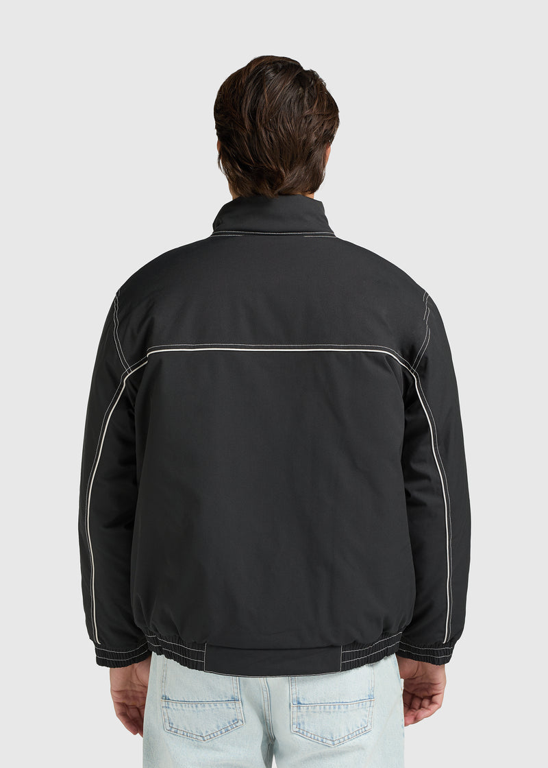 Veste bicolore - Noire