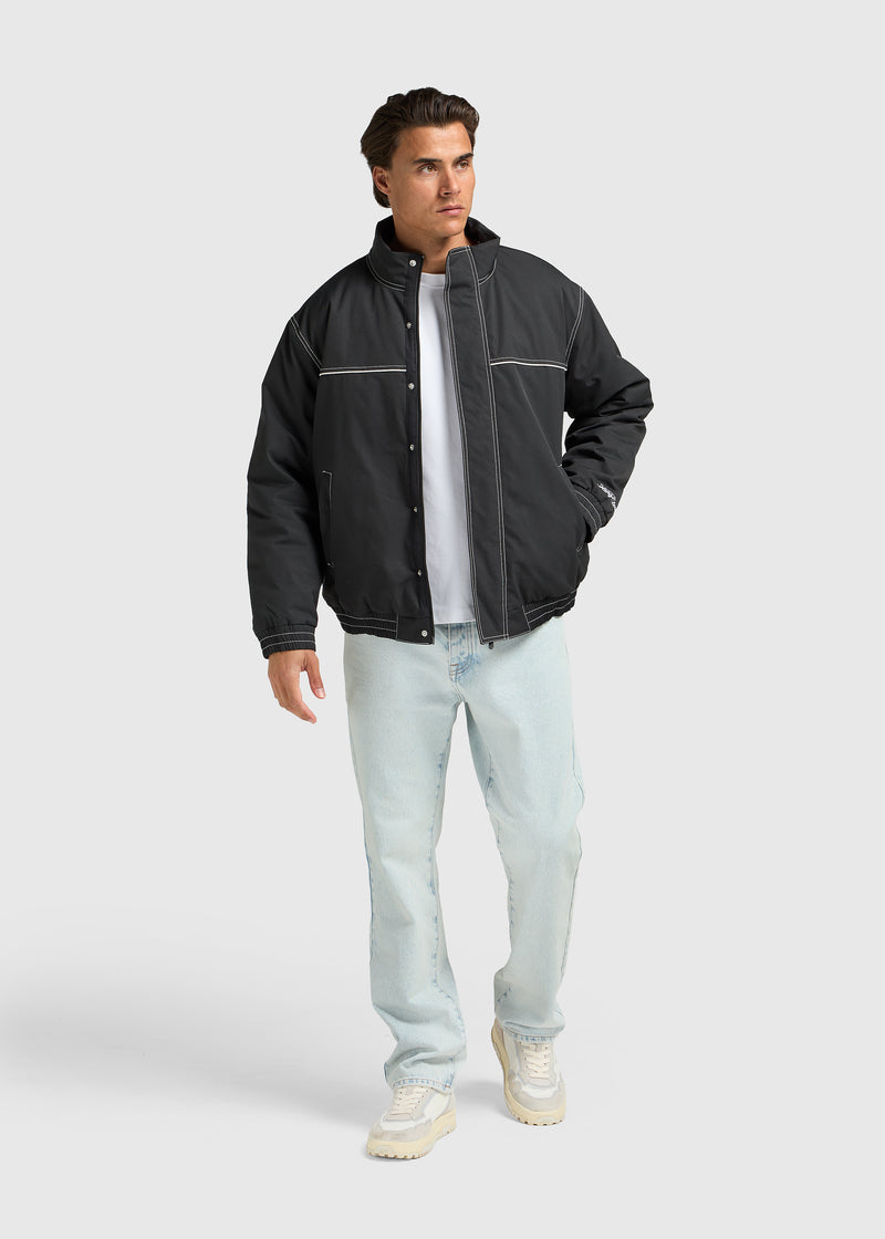 Veste bicolore - Noire