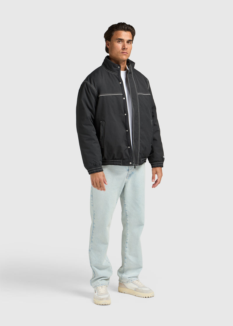 Veste bicolore - Noire