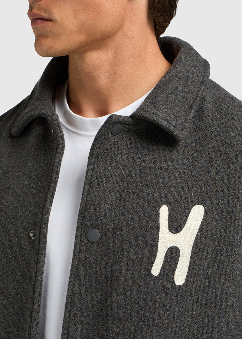 Varsity Jacket - Dark Grey