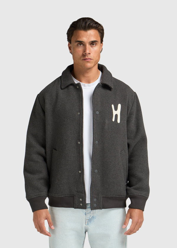 Varsity Jacket - Dark Grey
