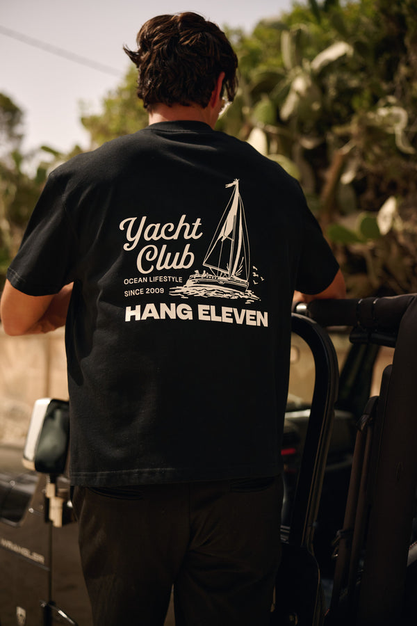 Yacht Club Tee - Off Black