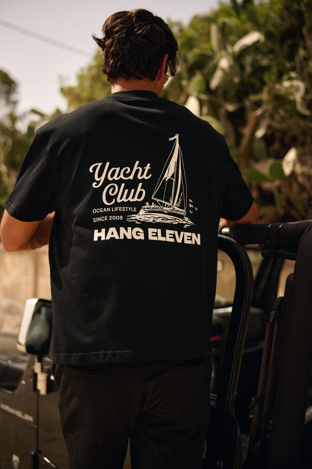 Yacht Club T-Shirt – Off Black