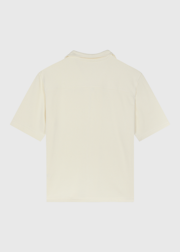 Waffle Shirt - White Sand