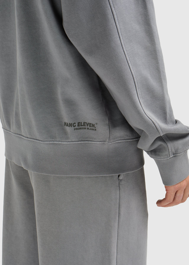 Premium Blanks Crewneck - Washed Grey