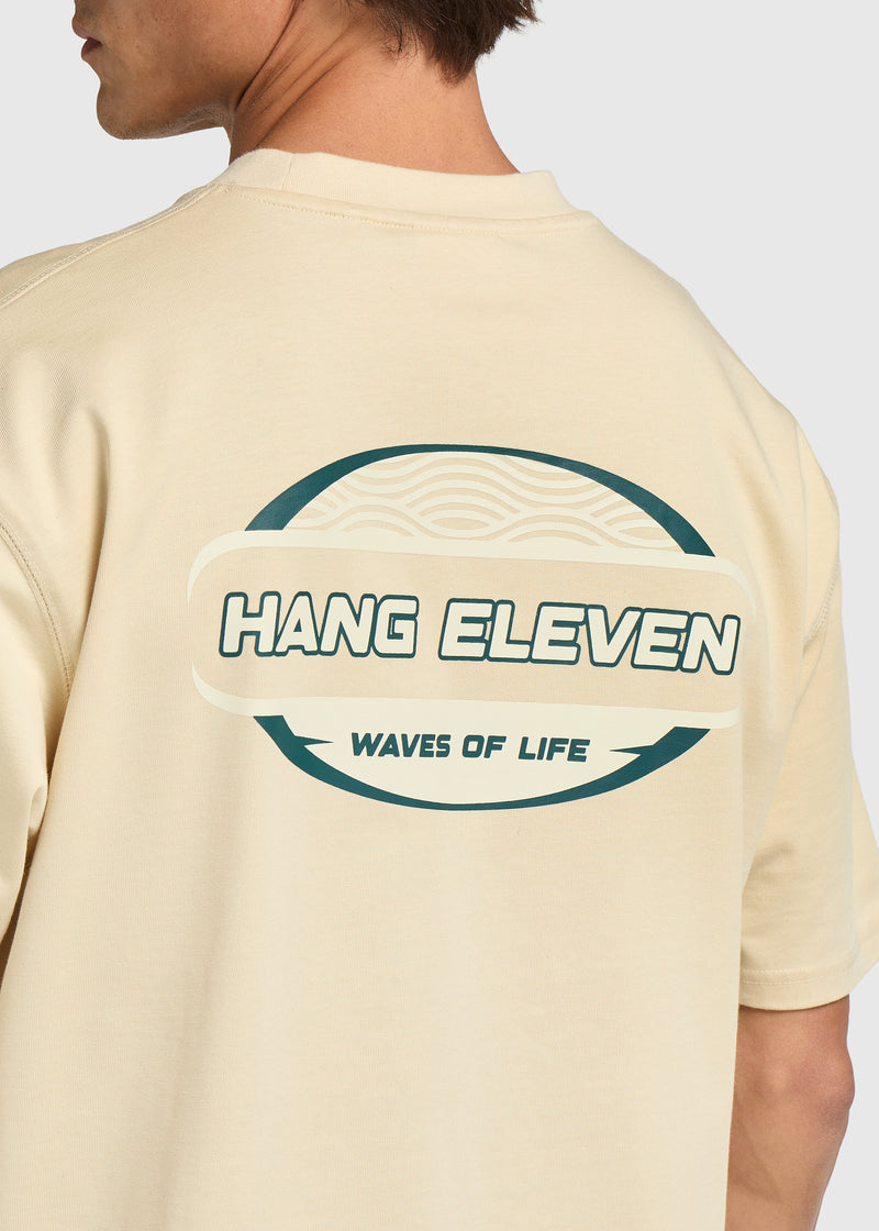 Retro-T-Shirt – Sand