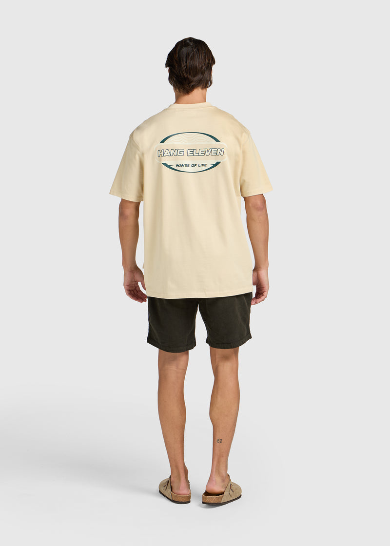 Retro-T-Shirt – Sand