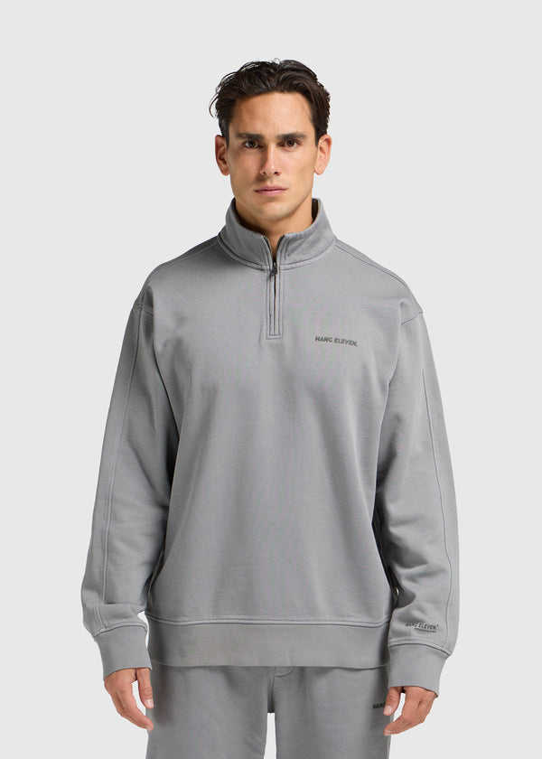 Premium Blanks Half Zip - Grey