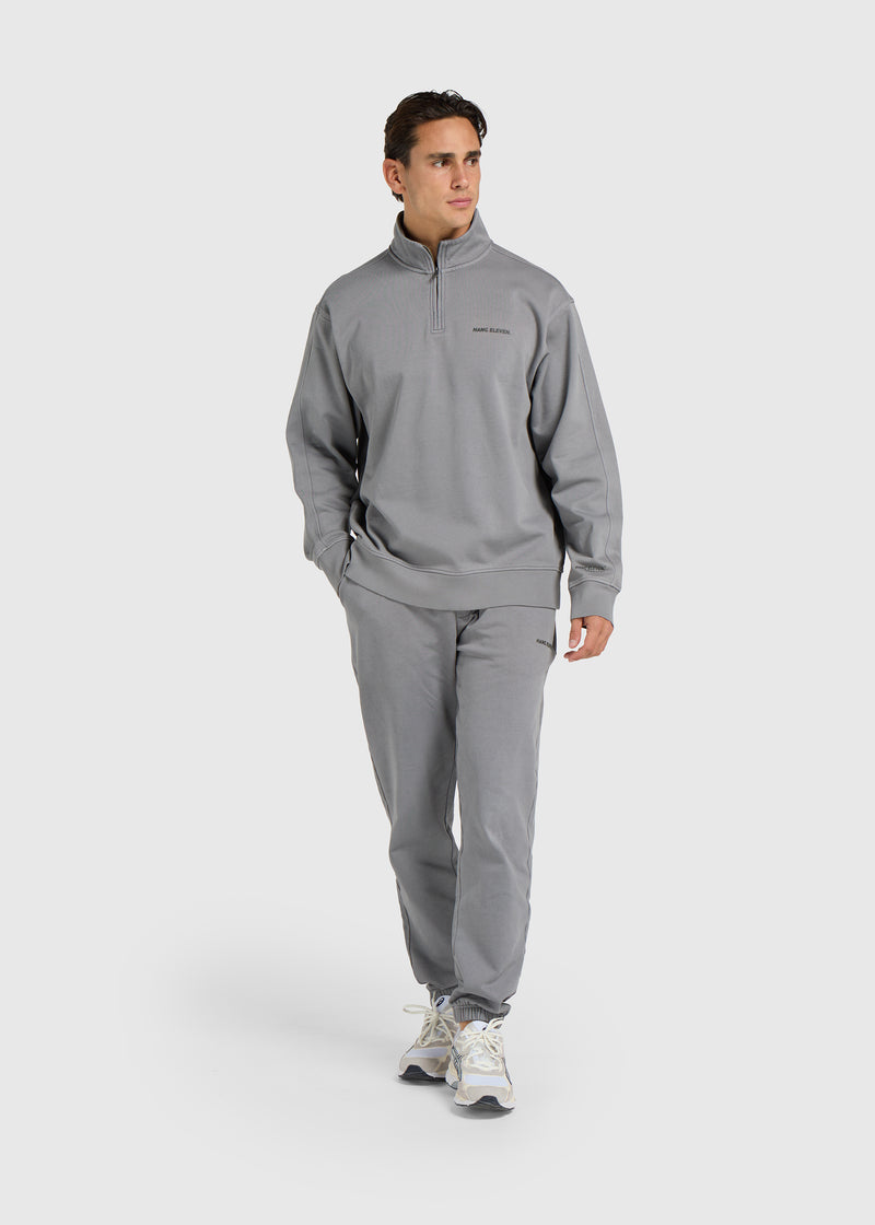 Premium Blanks Half Zip - Washed Grey