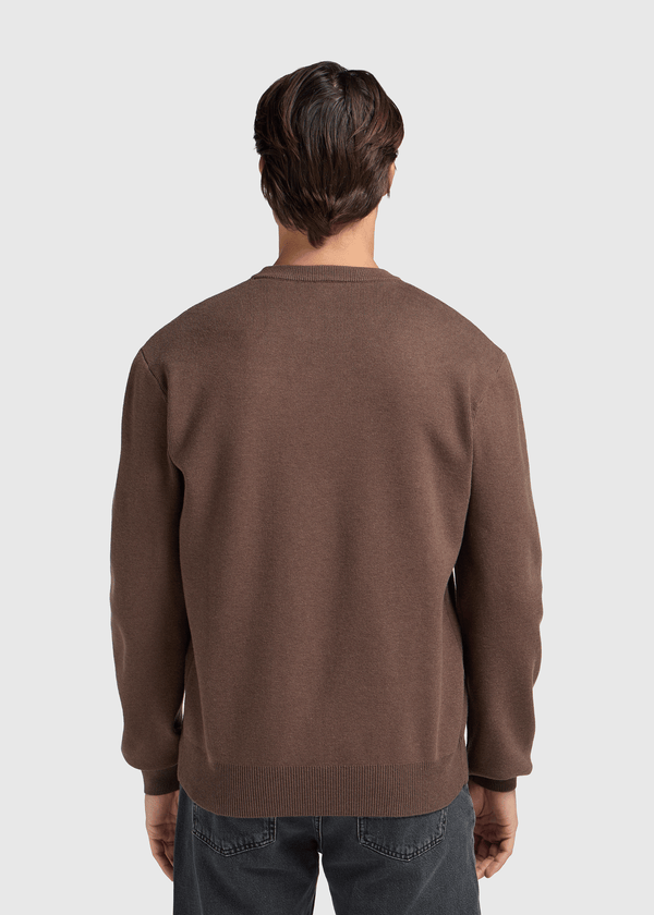 Compact Knit Crewneck - Espresso