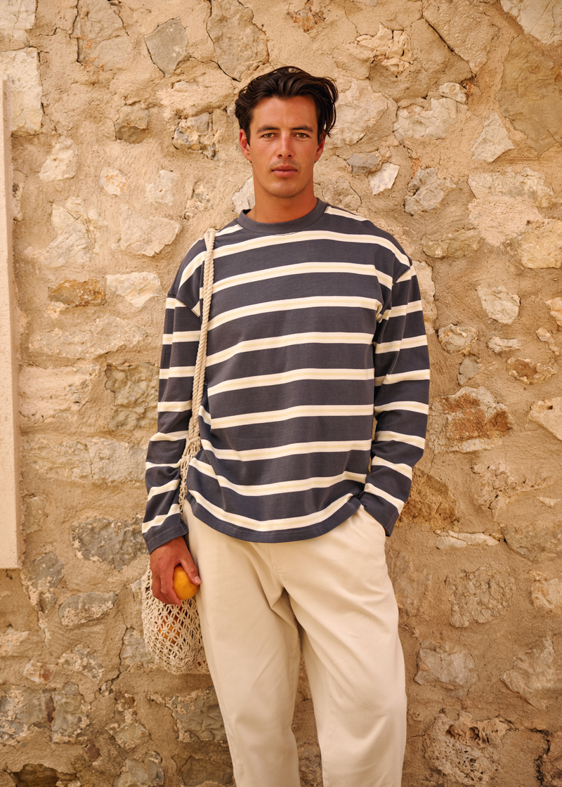 Stripe Longsleeve - Ombre Blue