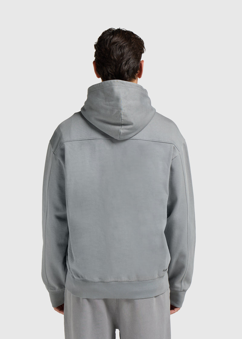 Premium Blanks Full Zip - Washed Grey