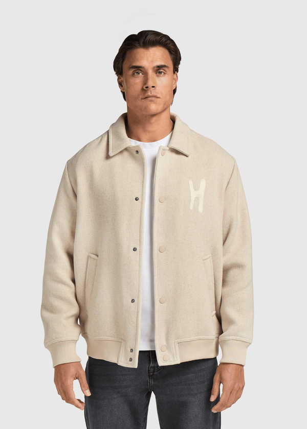 Varsity Jacket - Sand