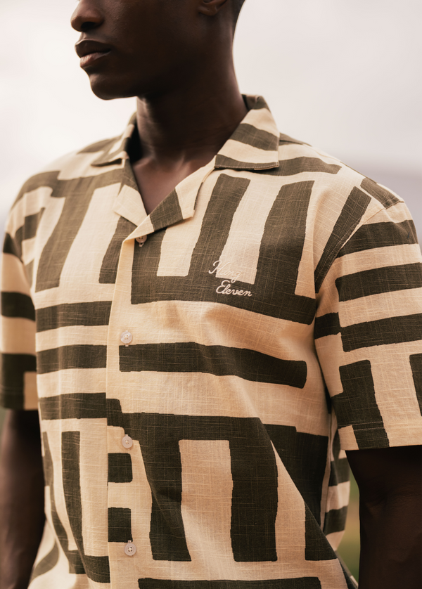 Stripe Slub Shirt - Green