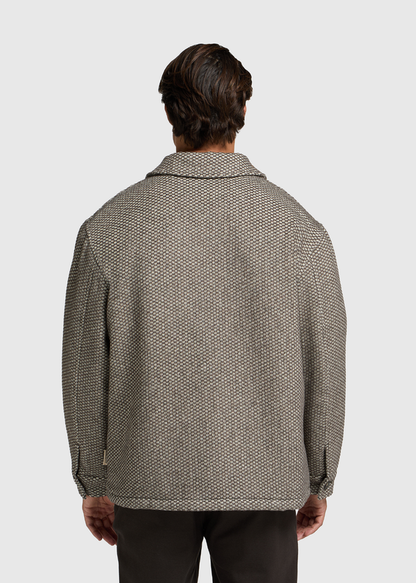 Padded Overshirt - Brown